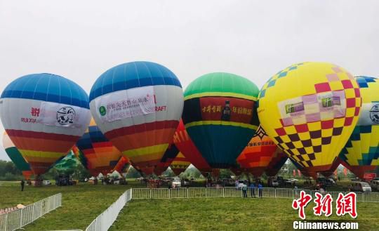 2019中国热气球挑战赛在安徽巢湖举行