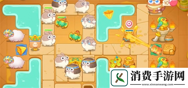 保卫萝卜4法老归来第25关攻略