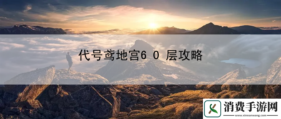 代号鸢地宫60层攻略