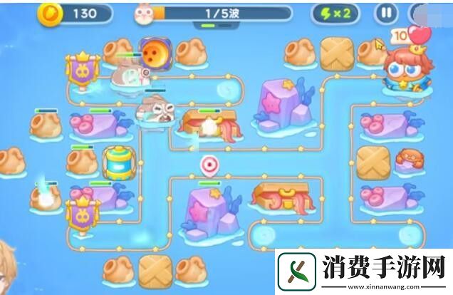 保卫萝卜4海的闺女11关攻略
