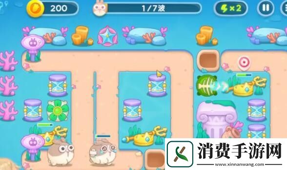 保卫萝卜4海的闺女12关攻略
