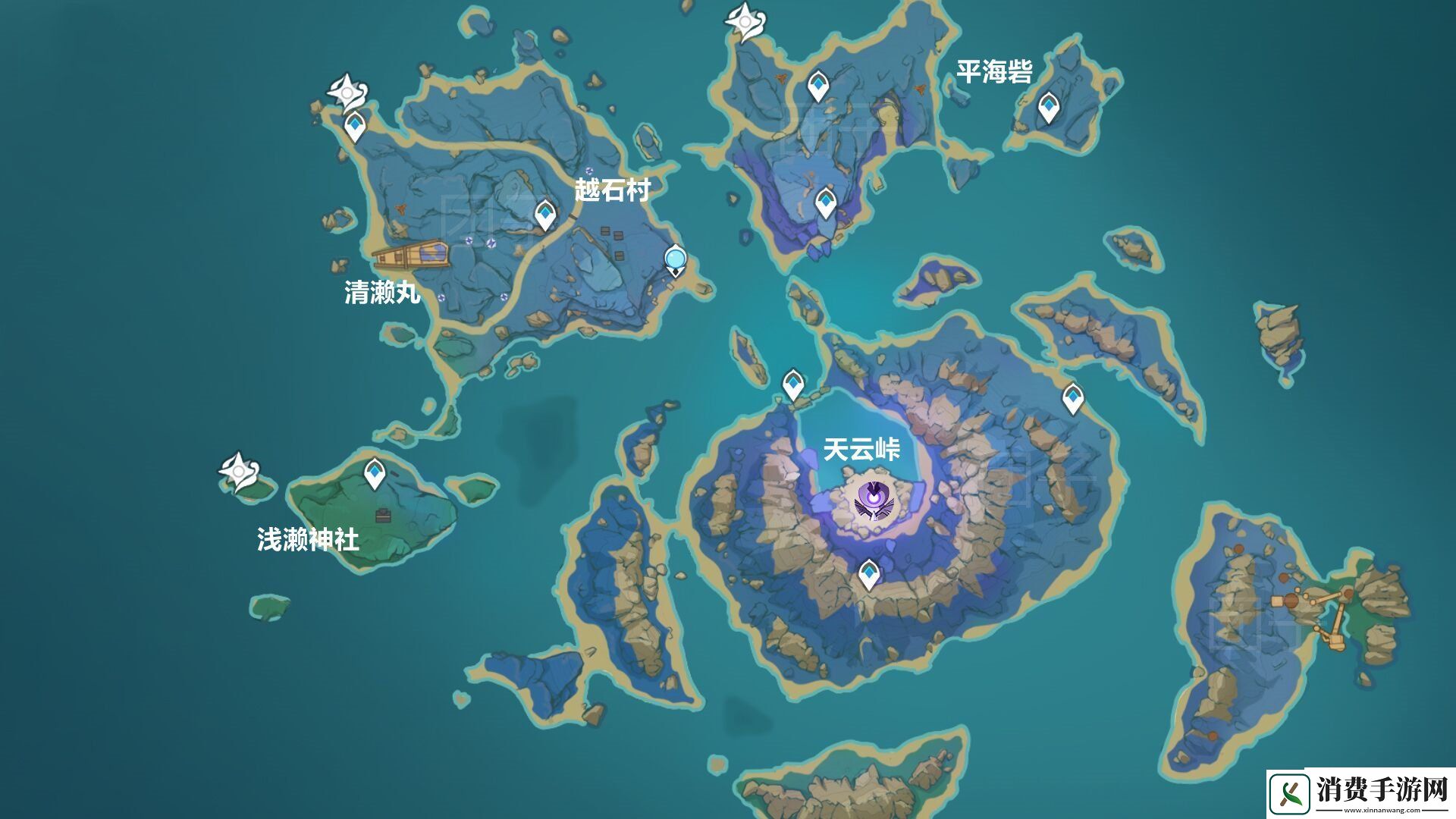 原神2.1新地图海祇岛清籁岛原神稻妻新地图海祇岛清籁岛