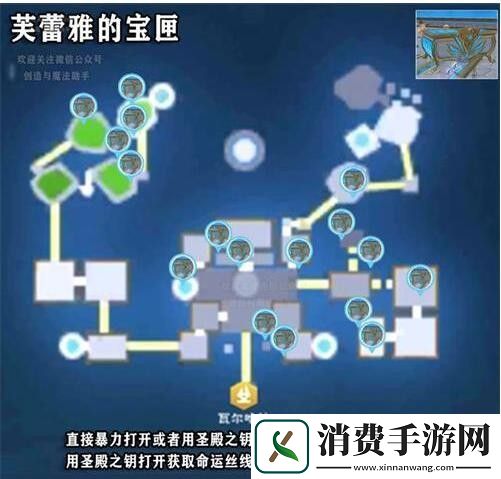创造与魔法芙蕾雅的宝匣位置分布图
