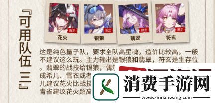 崩坏星穹铁道花火怎么配队