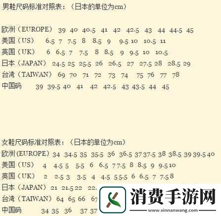 国产尺码和欧洲尺码表-2023：尺码之谜大揭秘