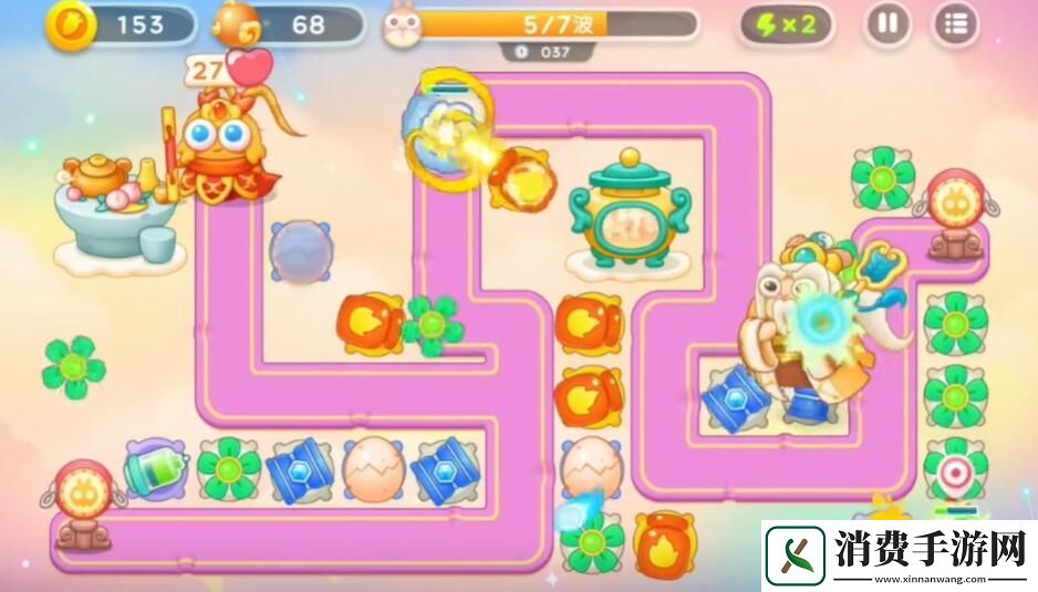 保卫萝卜4新春大集第2关通关攻略