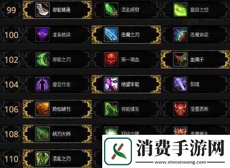 魔兽世界军7.0恶魔猎手神器加点攻略-DH神器怎么加点