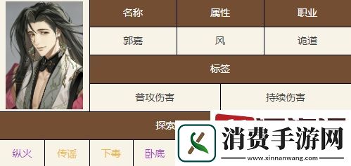 如鸢郭嘉技能是什么