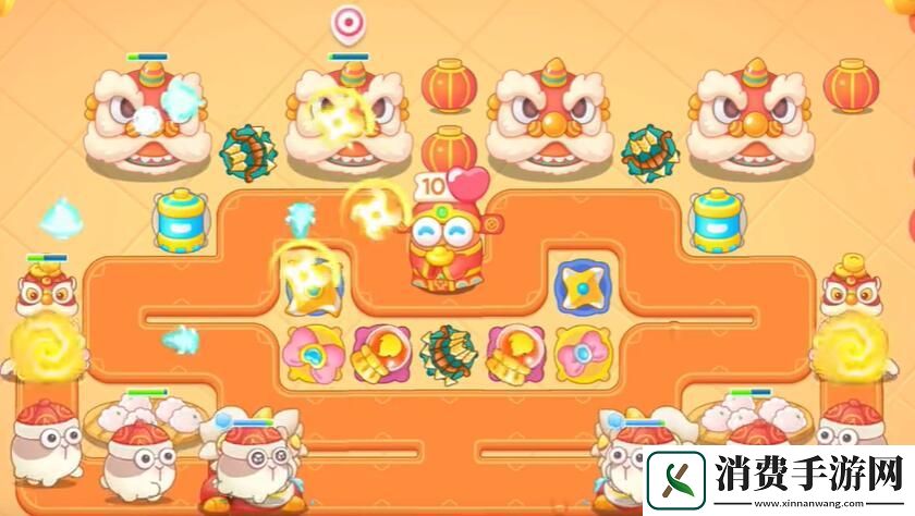 保卫萝卜4新春大集第14关通关攻略