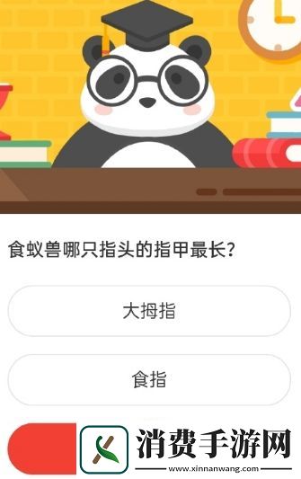 食蚁兽哪只指头的指甲最长