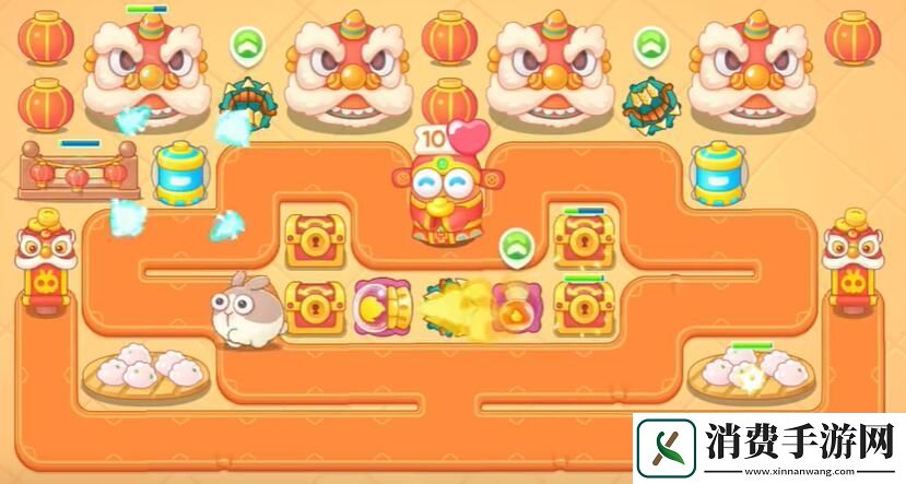 保卫萝卜4新春大集第14关通关攻略