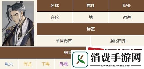如鸢许攸技能怎么样
