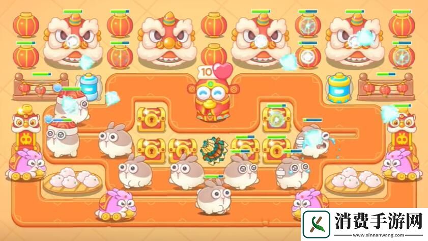 保卫萝卜4新春大集第14关通关攻略
