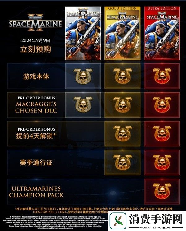 战锤40K星际战士2各版本区别一览-各个版本有什么区别-战锤40k星际战士2游戏攻略推荐