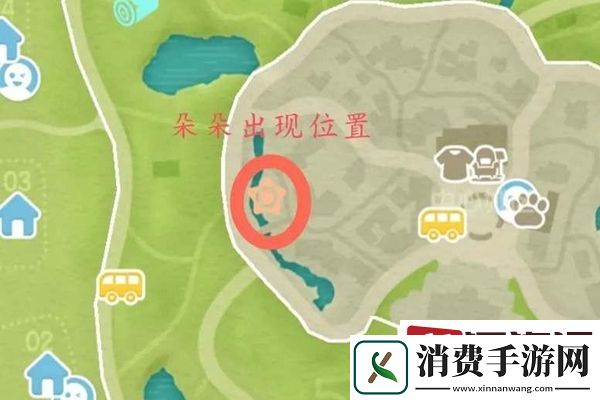 心动小镇手游幸运商人朵朵出现在哪里