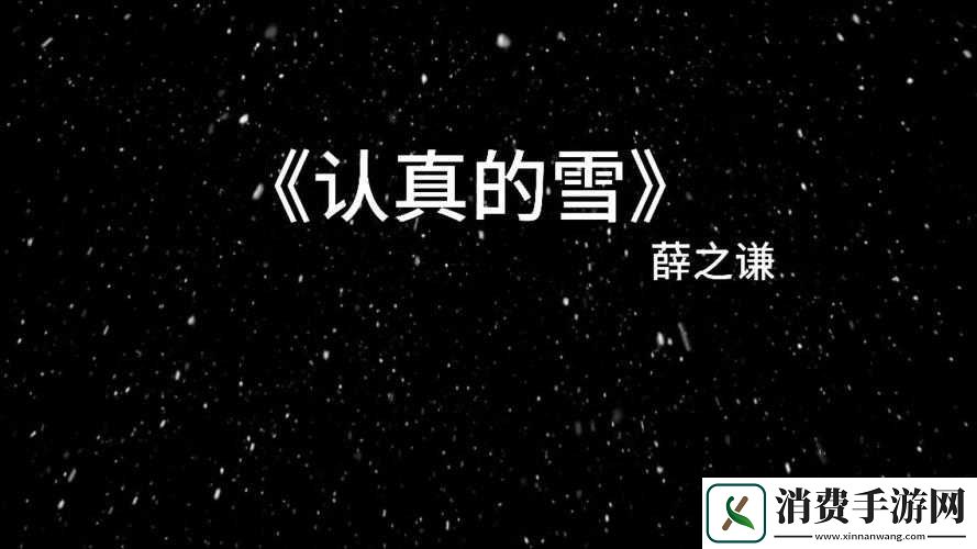 雪下的那么认真是什么歌