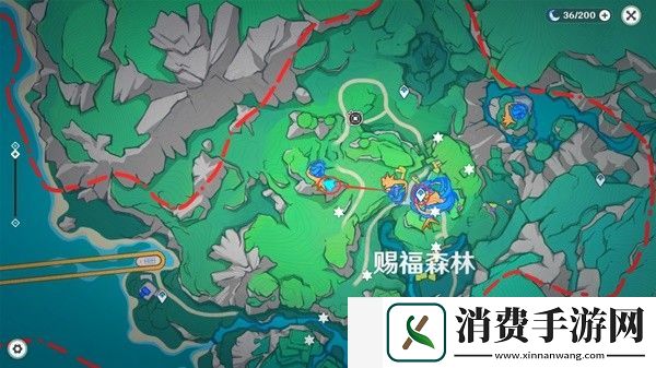 原神赐福森林欢声飞羽在哪里