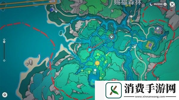 原神赐福森林欢声飞羽在哪里