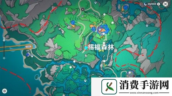 原神赐福森林欢声飞羽在哪里