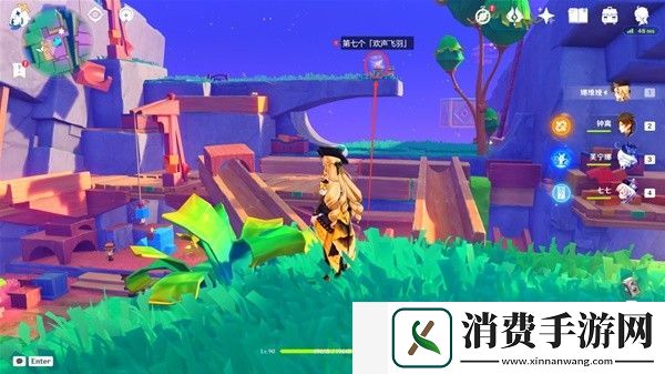 原神破碎之海欢声飞羽在哪里