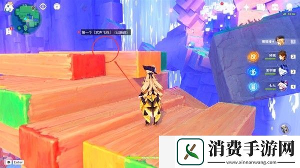 原神破碎之海欢声飞羽在哪里