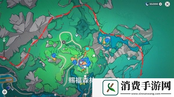 原神赐福森林欢声飞羽在哪里