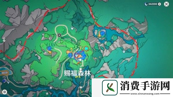 原神赐福森林欢声飞羽在哪里