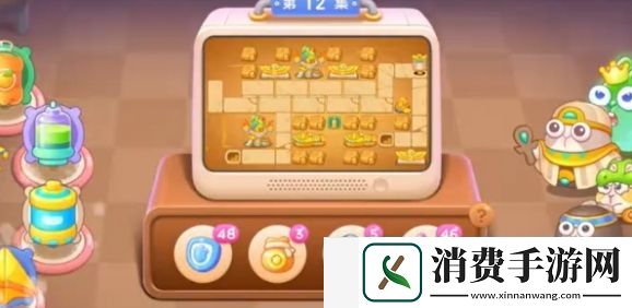 保卫萝卜4法老归来第12关攻略