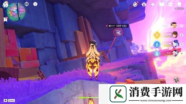 原神破碎之海欢声飞羽在哪里