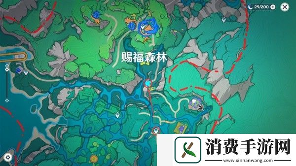 原神赐福森林欢声飞羽在哪里