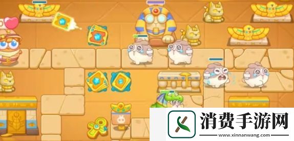 保卫萝卜4法老归来第8关攻略