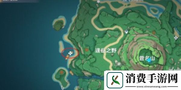 原神鹤观藏宝图的碎片位置