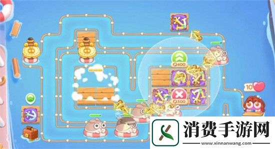 保卫萝卜4阿波尼克号第五十关通关技巧