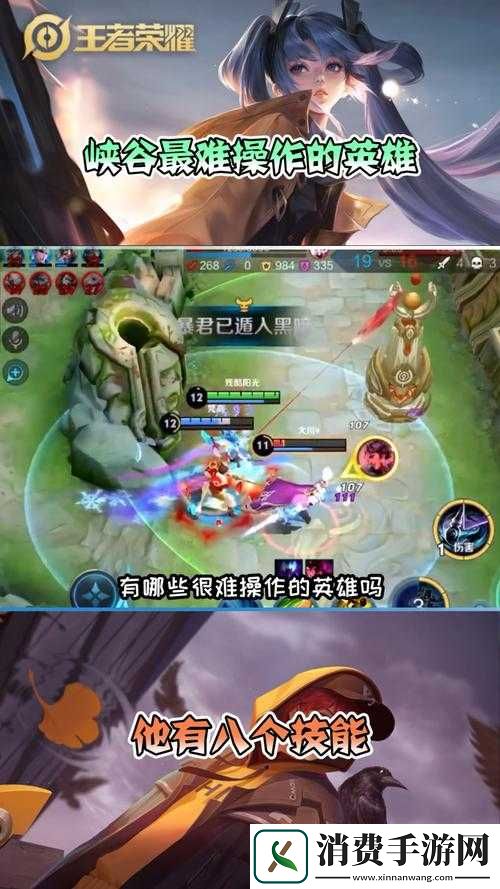 王者荣耀哪些英雄最难操作