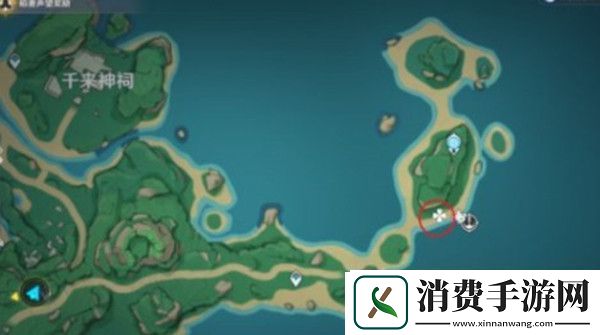 原神鹤观藏宝图的碎片位置