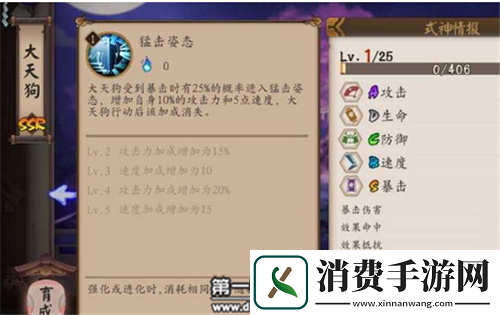 阴阳师手游SP式神少羽大天狗技能深度解析