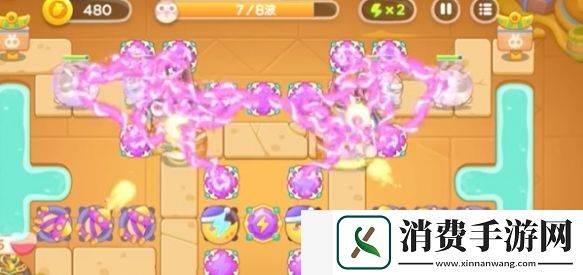保卫萝卜4法老归来第5关攻略