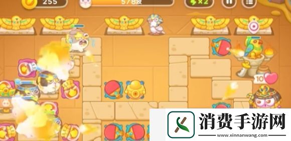 保卫萝卜4法老归来第6关攻略