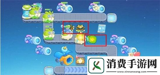 保卫萝卜4阿波尼克号第四十四关通关技巧