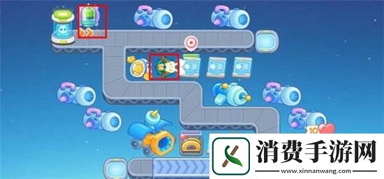 保卫萝卜4阿波尼克号第四十四关通关技巧