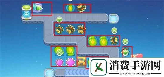 保卫萝卜4阿波尼克号第四十四关通关技巧