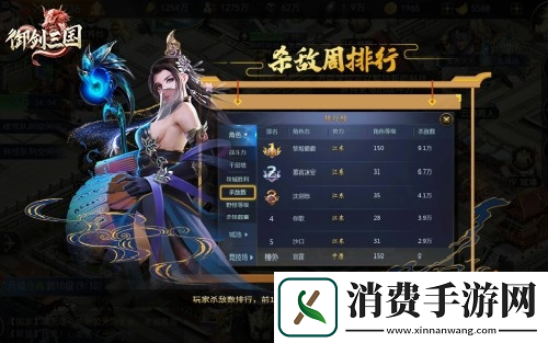 平定乱世御剑三国杀敌周排行持续进行中