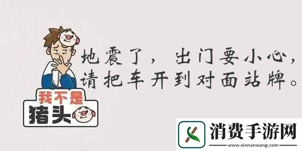 地震了出门要小心请把车开到对面站牌