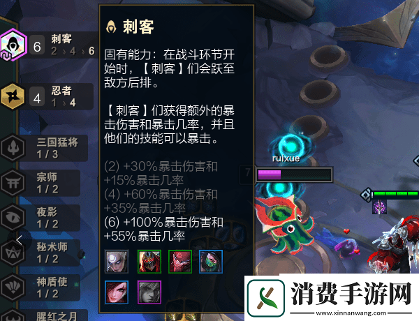 云顶之弈S4六刺客阵容怎么搭配