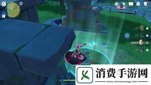 原神奔狼岭四个石灯在哪里