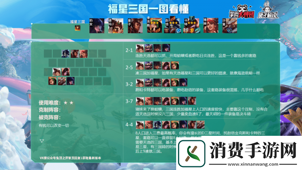 云顶之弈S4福星三国阵容怎么搭配