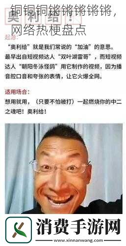 铜铜铜锵锵锵锵锵网络热梗盘点