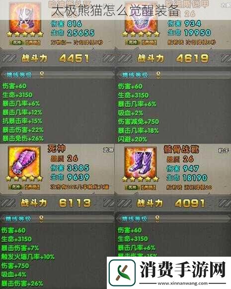 太极熊猫怎么觉醒装备