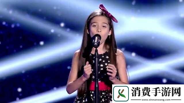 国外小女孩唱歌