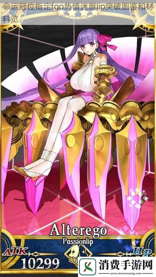 命运冠位指定fgo热情迷唇Iip突破图鉴和材料览